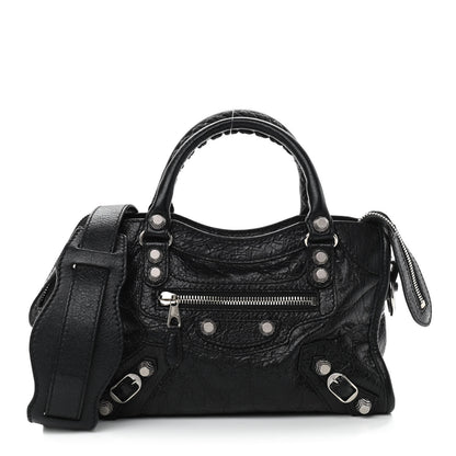 Balenciaga Agneau Giant 12 Silver Hardware Mini City Black 1 of 10