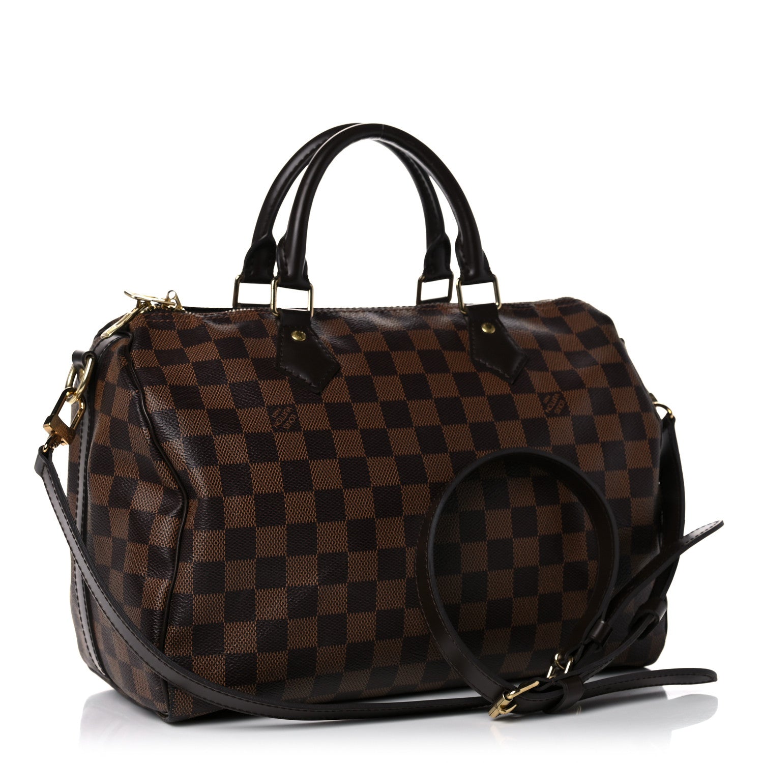 Louis Vuitton Damier Ebene Speedy Bandouliere 30 3 of 17