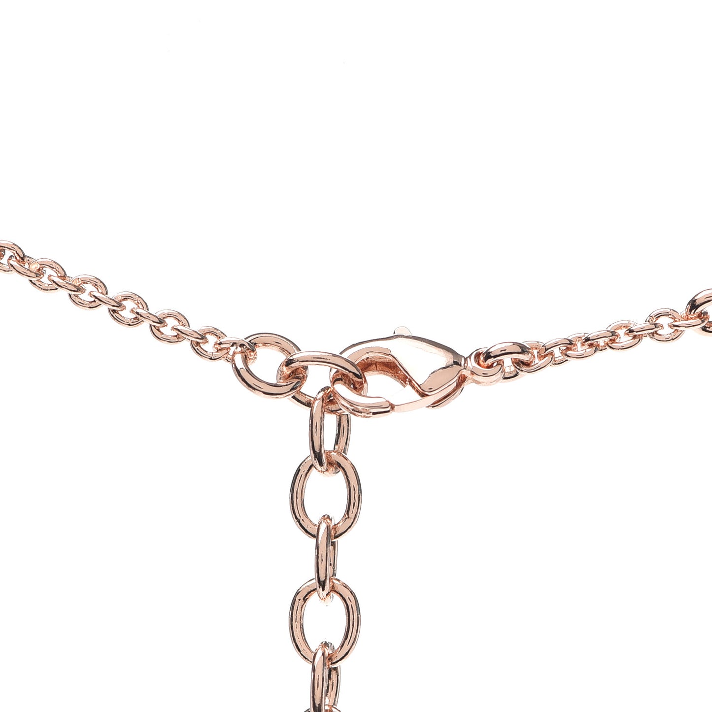 Essential V Necklace Rose Gold
