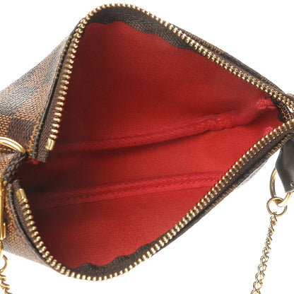 Louis Vuitton Damier Ebene Mini Pochette Accessories 5 of 8