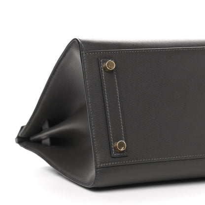 Hermes Grained Monsieur Birkin Sellier 30 Graphite 9 of 10