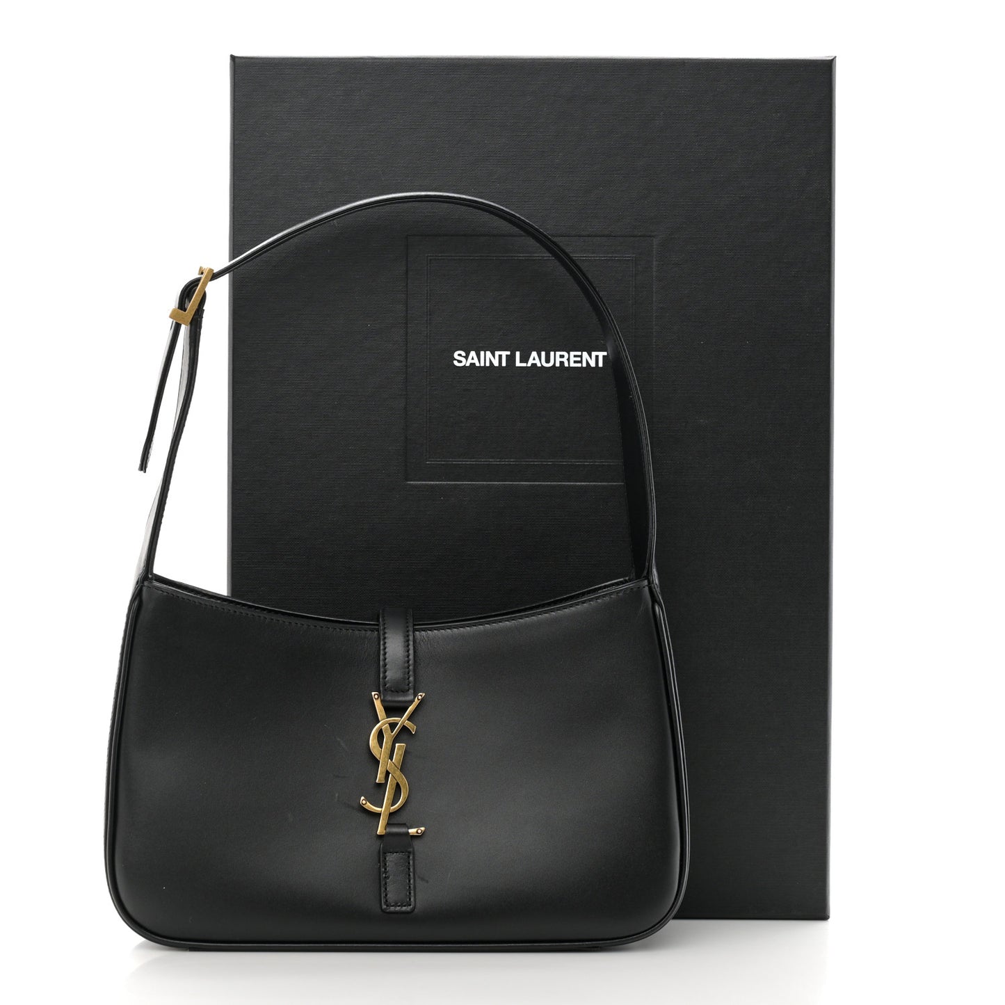 Smooth Calfskin Le 5 A 7 Hobo Black