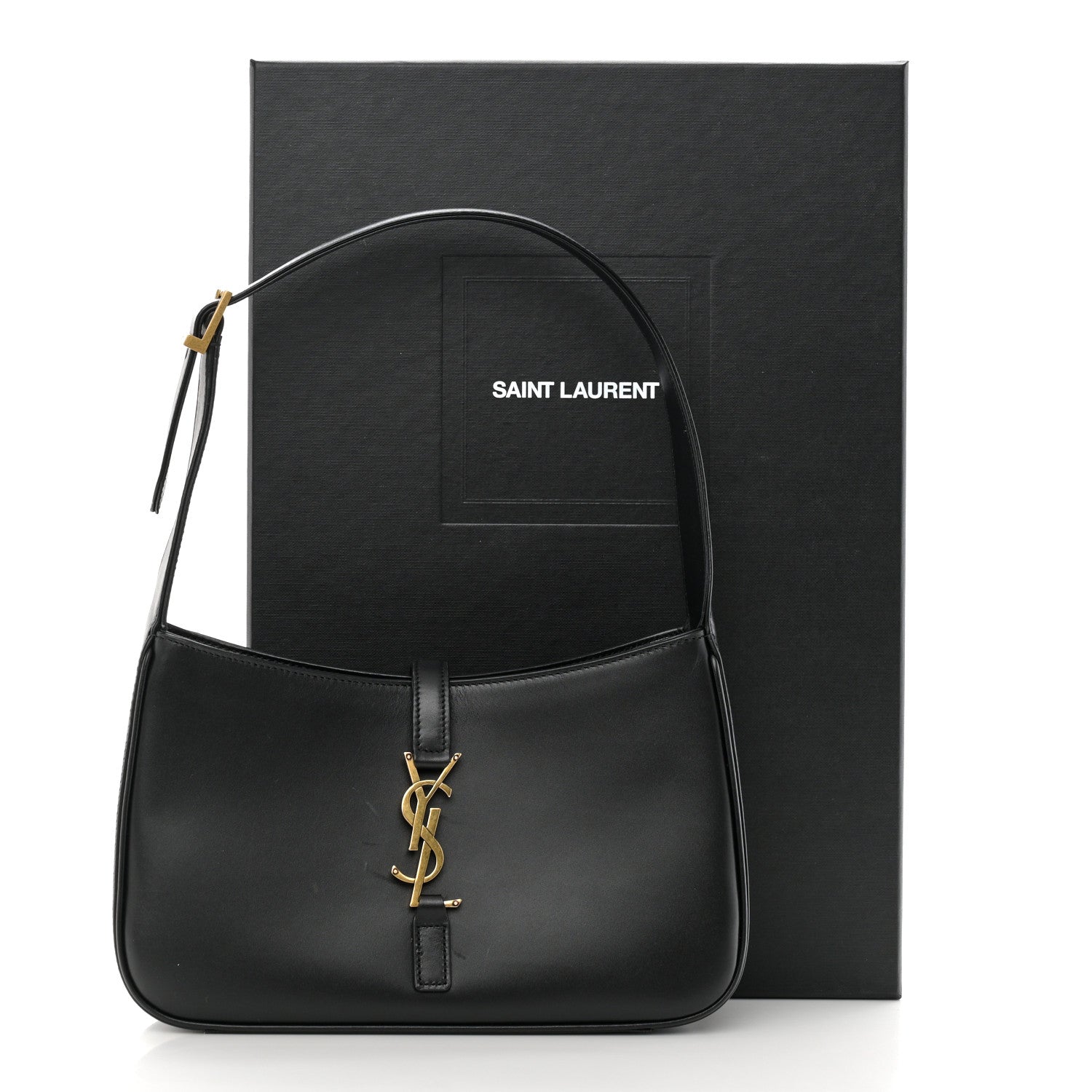 Saint Laurent Smooth Calfskin Le 5 A 7 Hobo Black 11 of 11