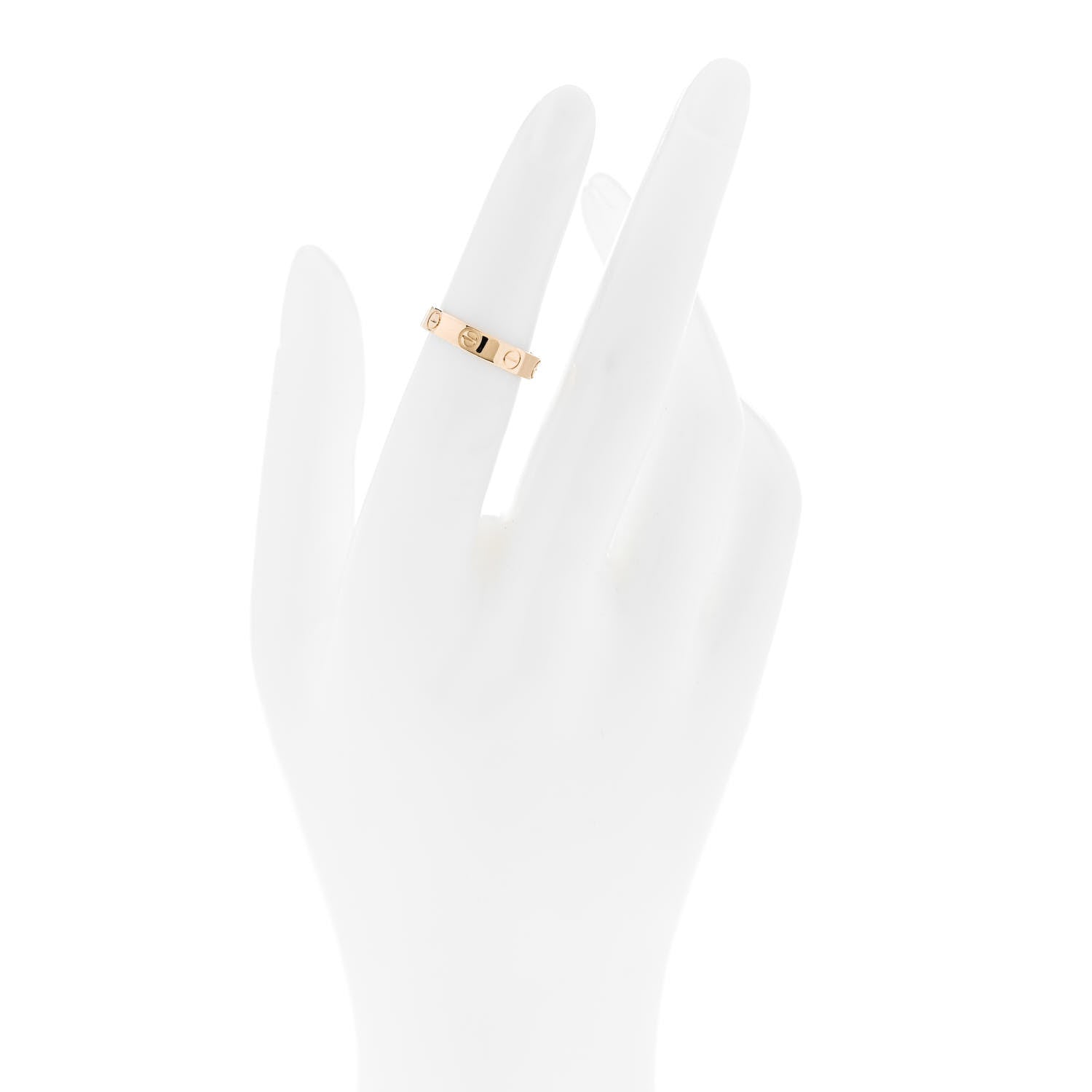 Cartier 18K Yellow Gold 3.5mm LOVE Wedding Band Ring 49 4.75 2 of 5