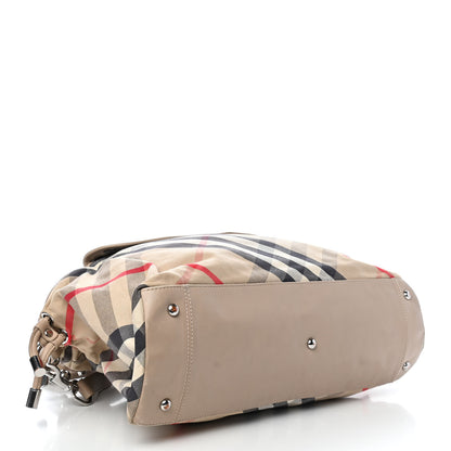 Burberry Nova Check Tote Diaper Bag Beige 3 of 7