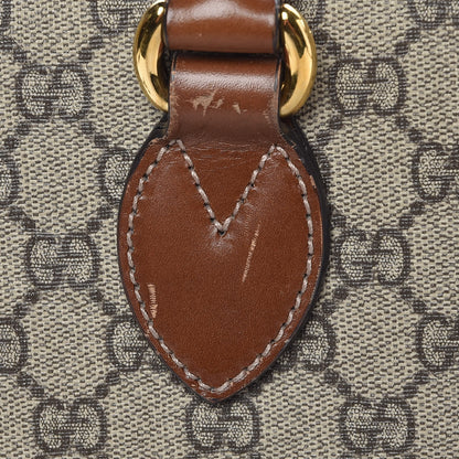 Gucci GG Supreme Monogram Large Top Handle Bag Beige Tuscany 10 of 14