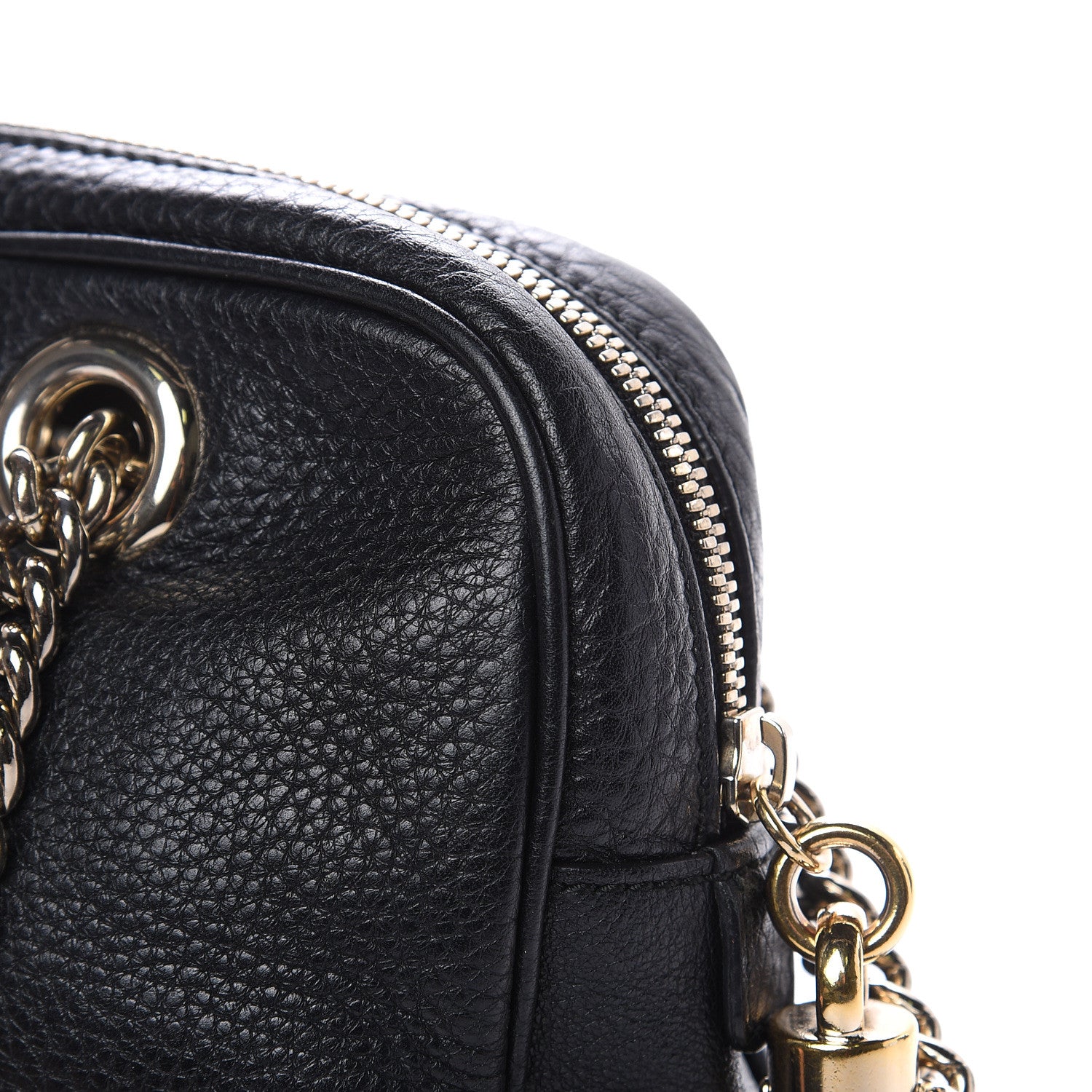 Gucci Pebbled Calfskin Small Soho Bowler Black 11 of 18