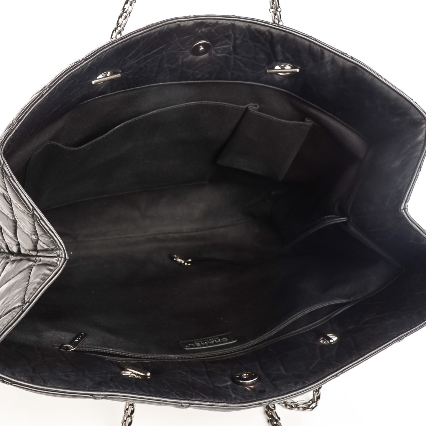 Aged Calfskin Reissue 2.55 Tote Black