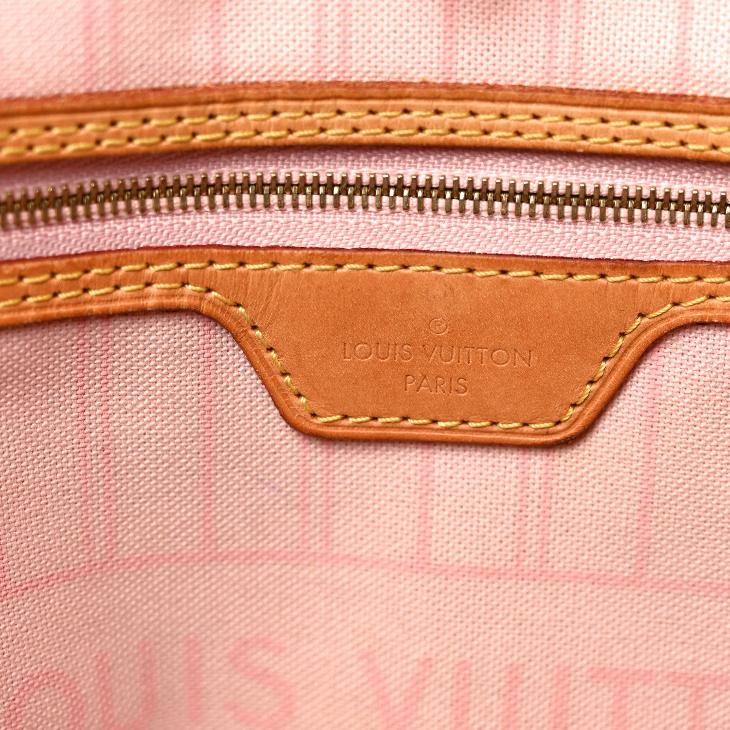 Louis Vuitton Damier Azur Neo Neverfull MM Rose Ballerine 6 of 10