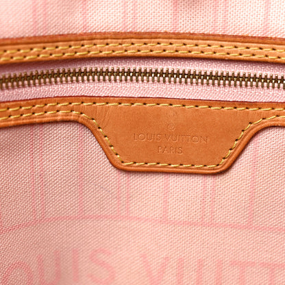 Louis Vuitton Damier Azur Neo Neverfull MM Rose Ballerine 6 of 10
