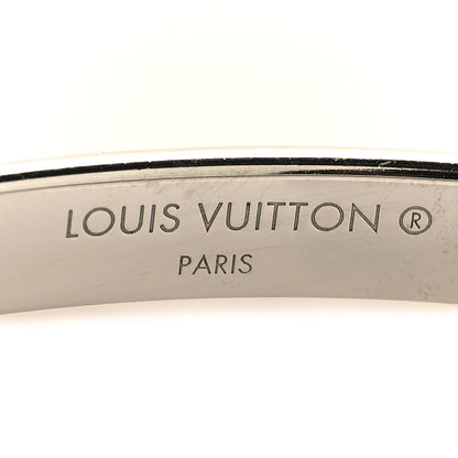 Louis Vuitton Brass Monogram Nanogram Bracelet M Palladium 4 of 5
