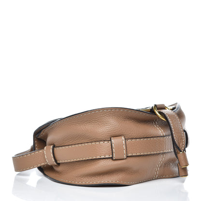 Chloe Calfskin Mini Marcie Round Crossbody Bag Nut 4 of 9