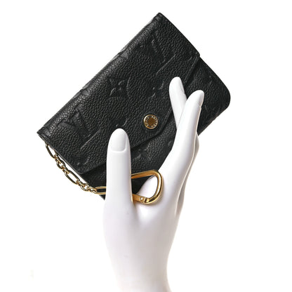 Louis Vuitton Empreinte Key Pouch Black 2 of 8