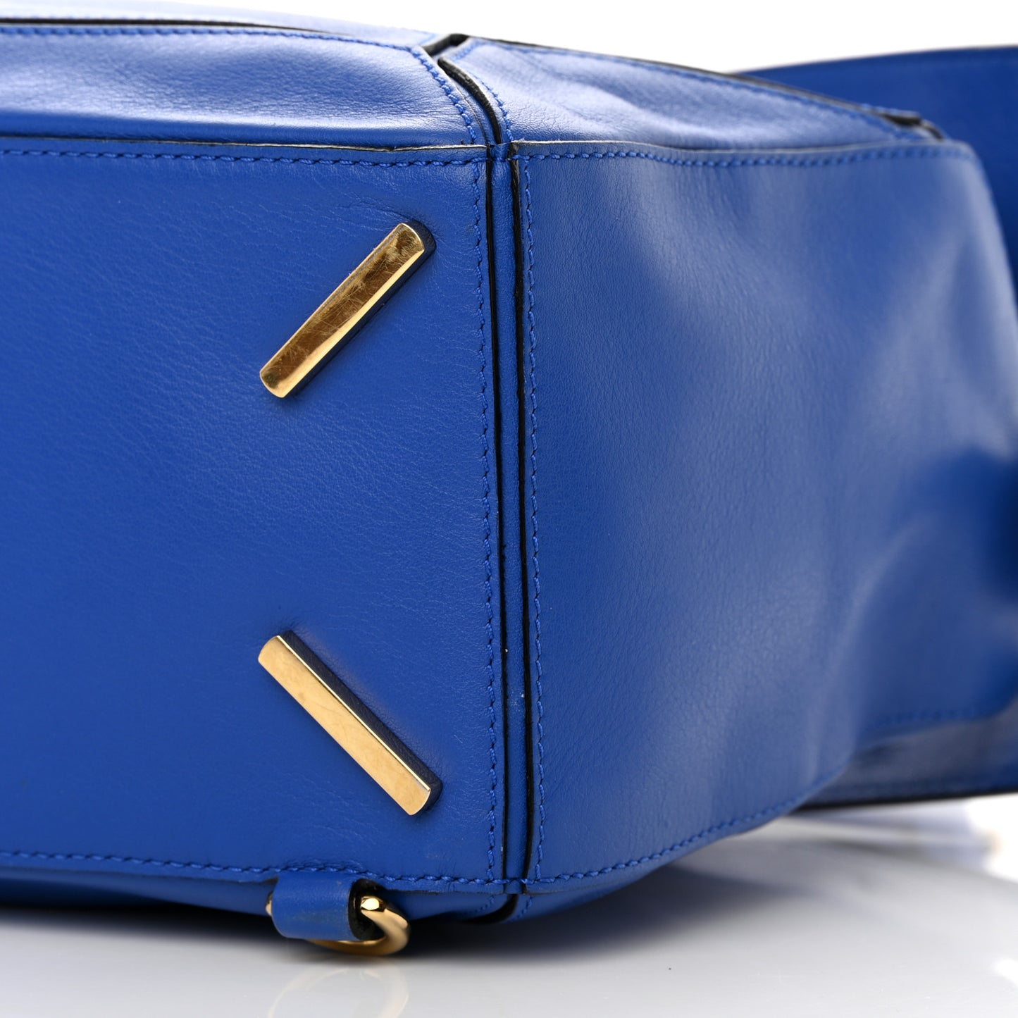 Calfskin Medium Puzzle Bag Electric Blue