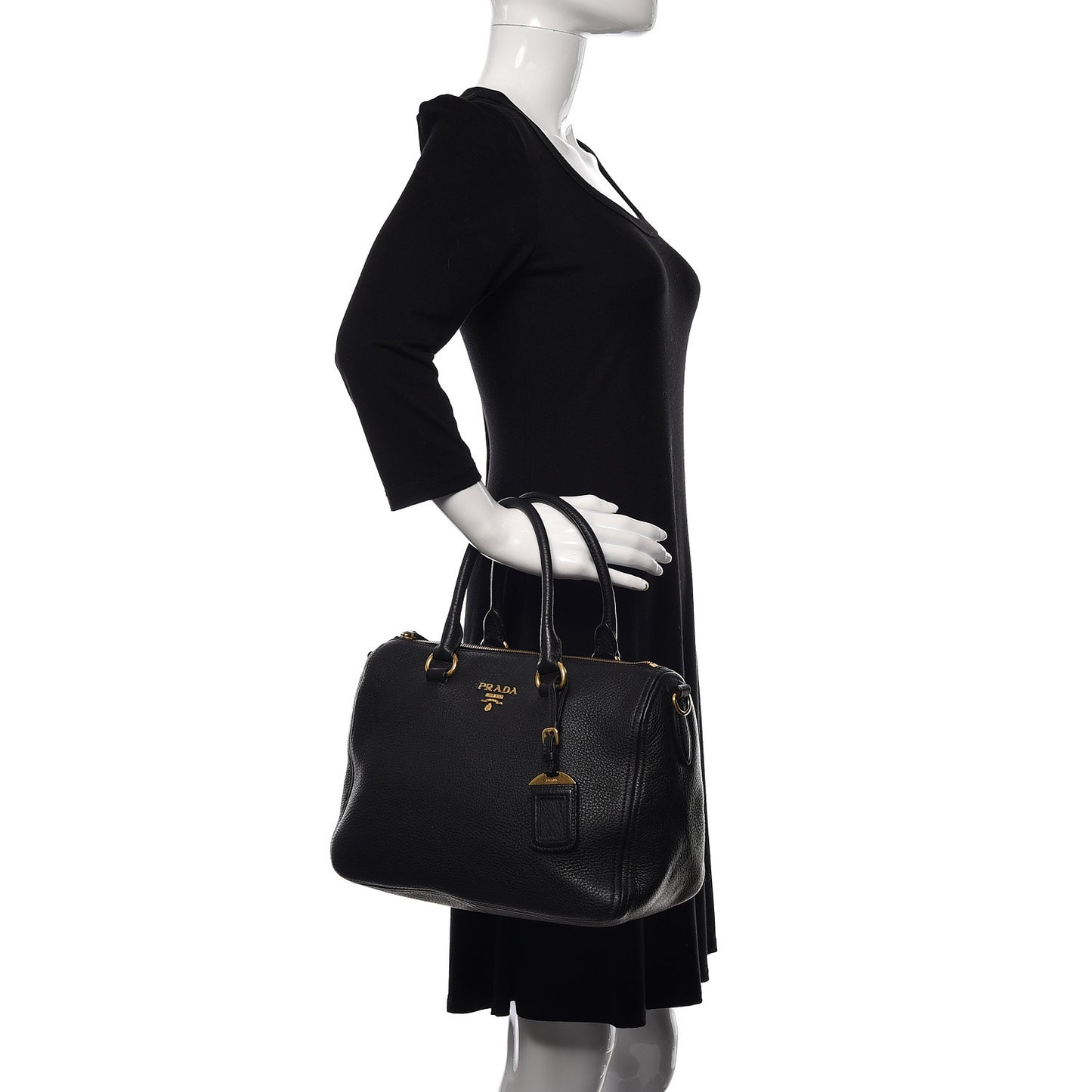 Vitello Phenix Bauletto Black