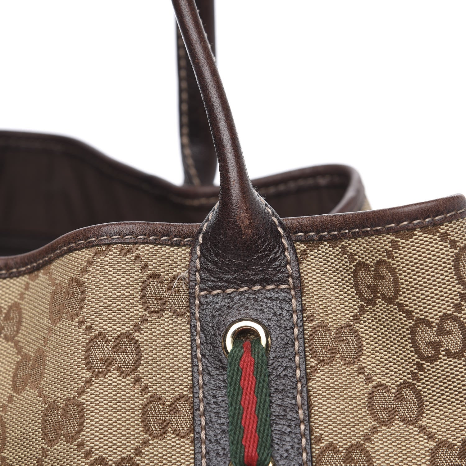 Gucci Monogram Medium Princy Tote Dark Brown 14 of 14