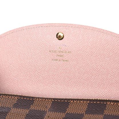 Louis Vuitton Damier Ebene Caissa Wallet Rose Ballerine 6 of 8