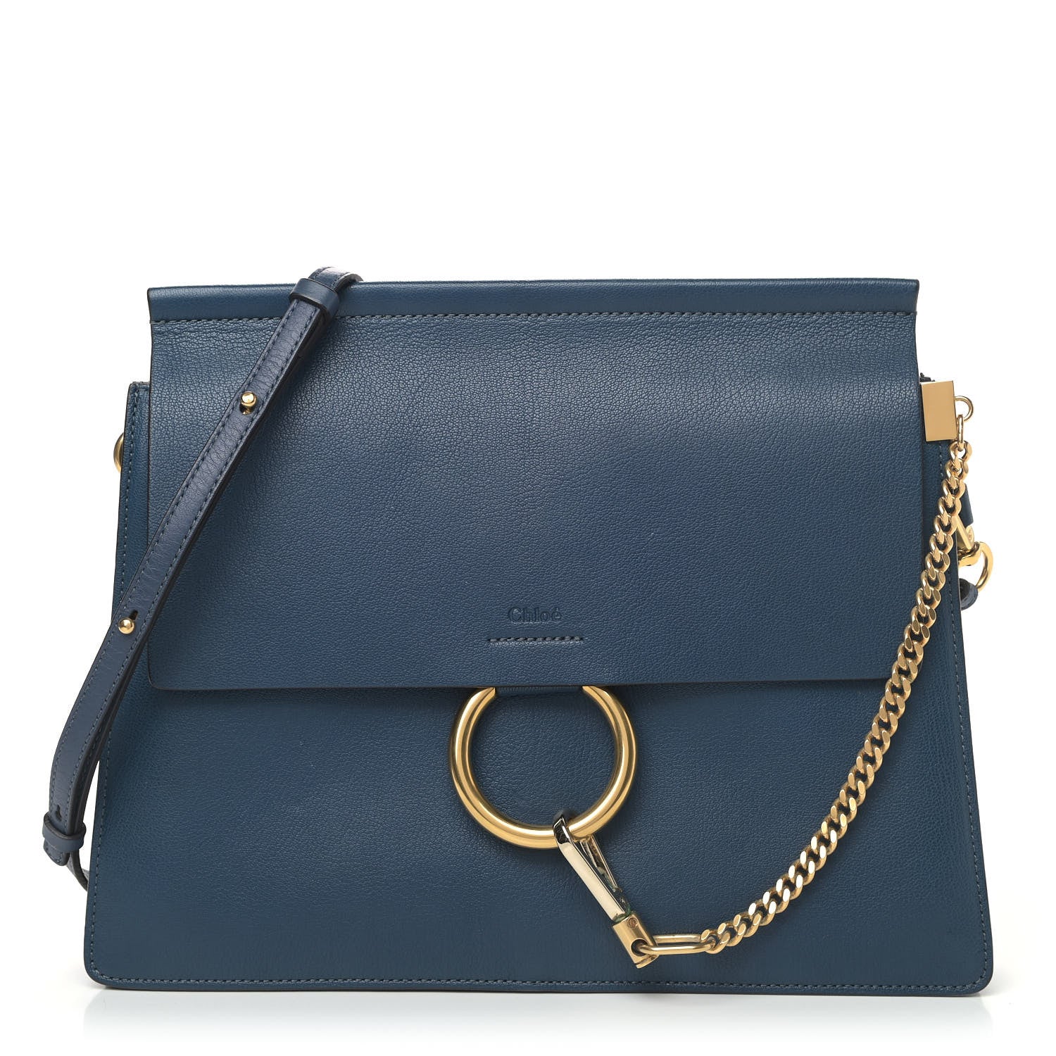 Chloe Medium Faye Shoulder Bag Majolica Blue 1 of 8