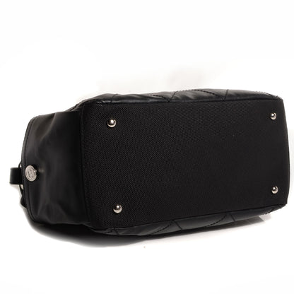 Chanel Coated Canvas Paris Biarritz Hobo Black 4 of 6