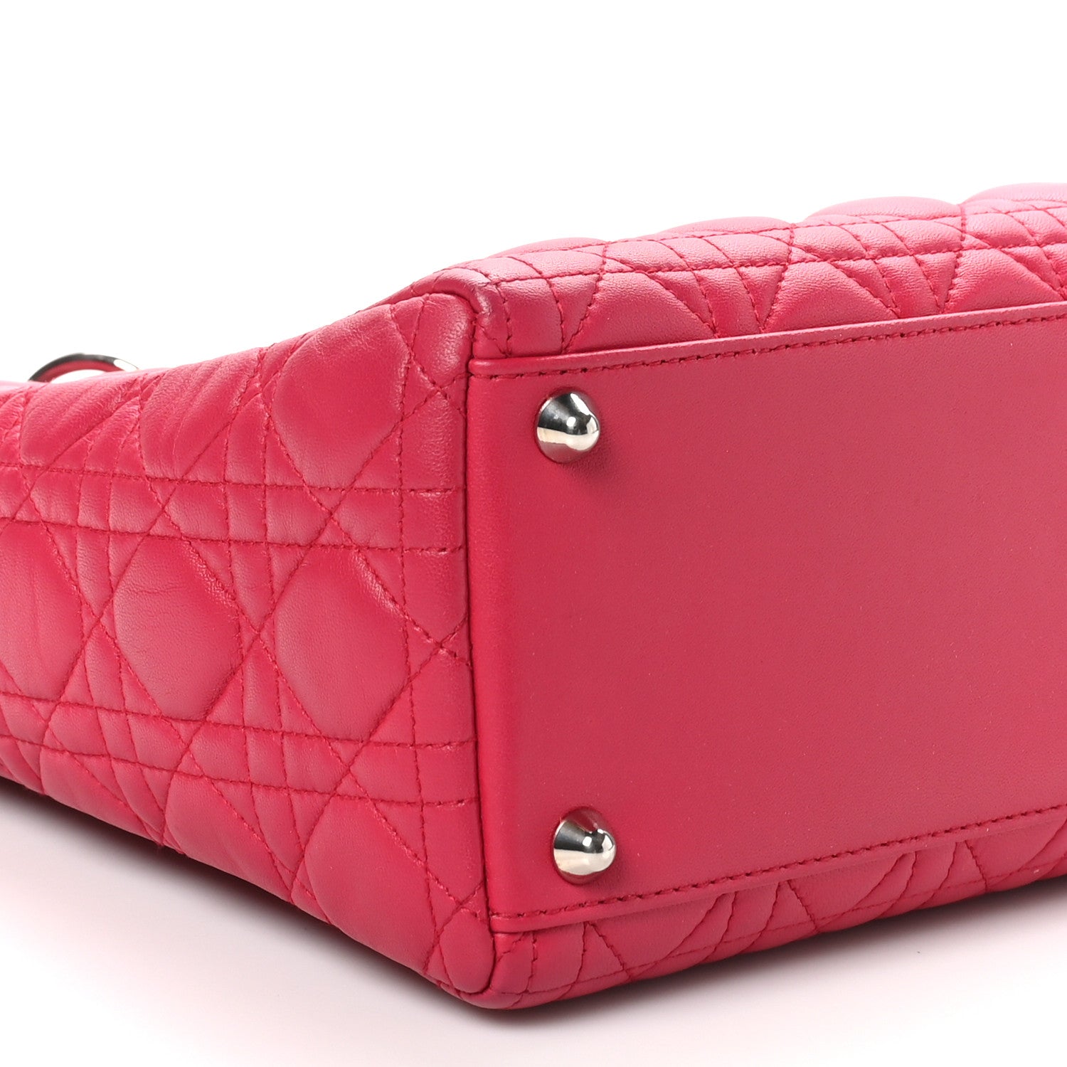 Christian Dior Lambskin Cannage Large Lady Dior Pink 8 of 10