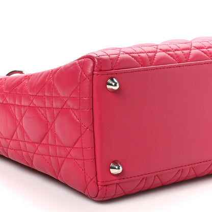 Christian Dior Lambskin Cannage Large Lady Dior Pink 8 of 10
