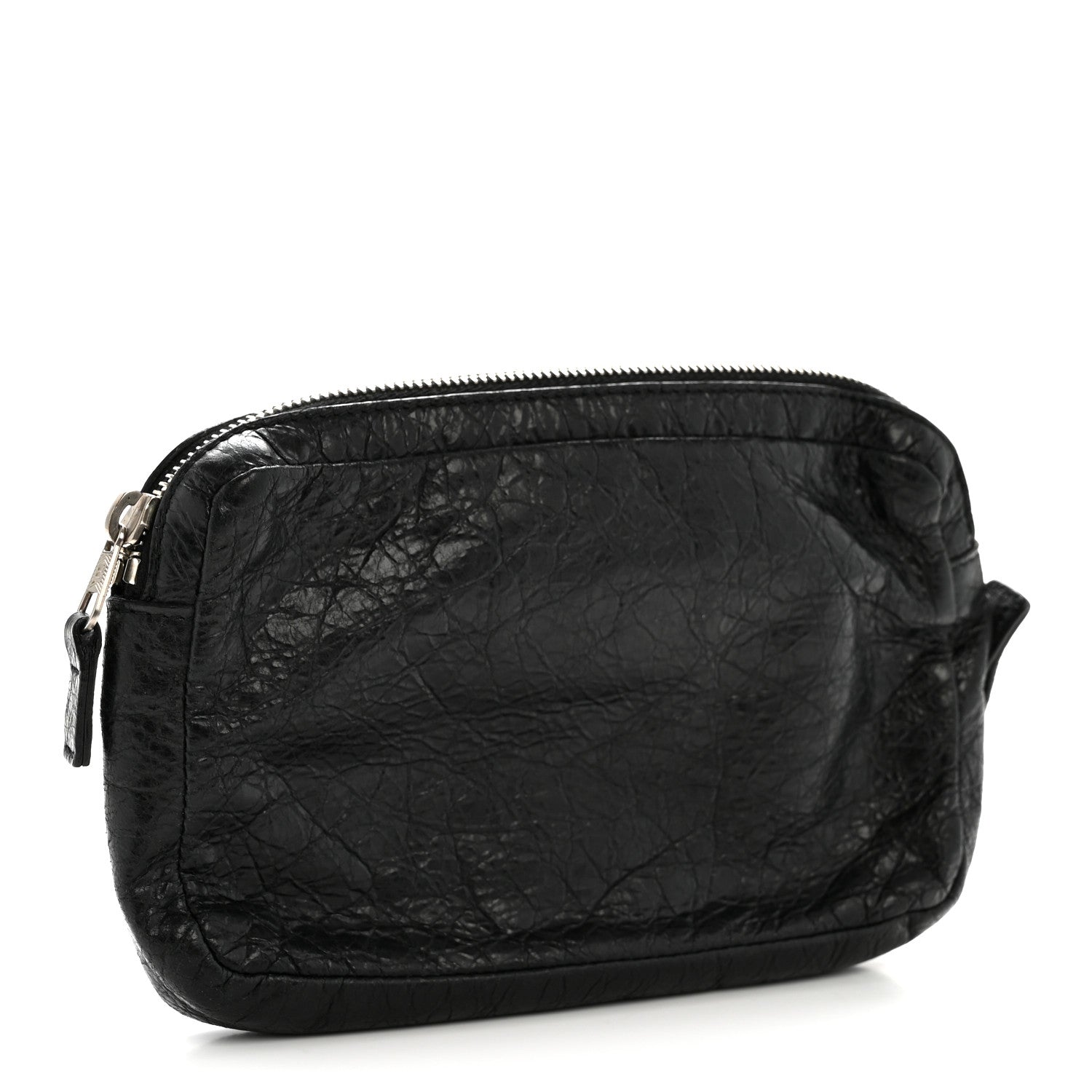 Balenciaga Agneau Arena Classic Hardware Grip Wallet Black 3 of 9