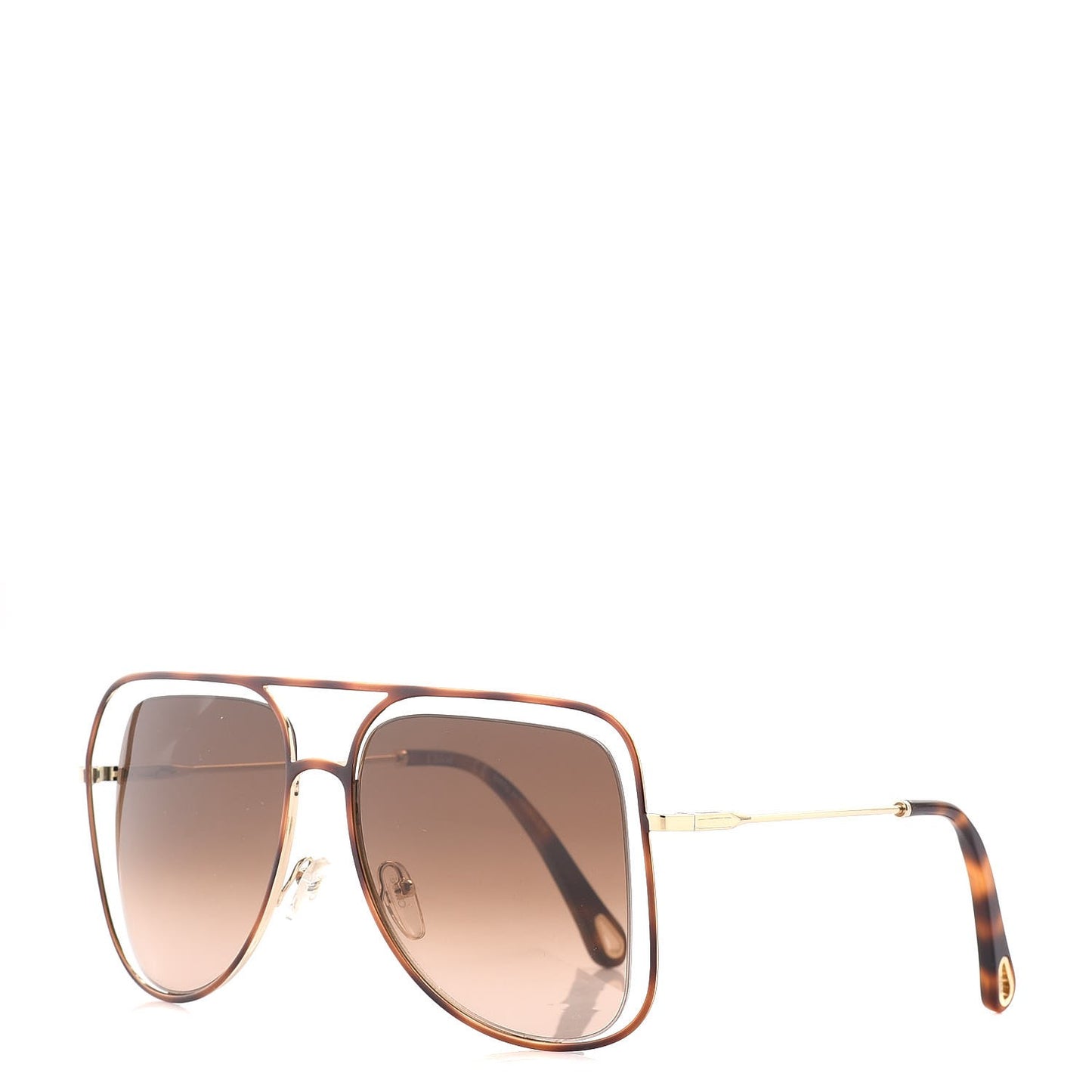 Poppy Aviator Sunglasses CE 130S Gold Havana