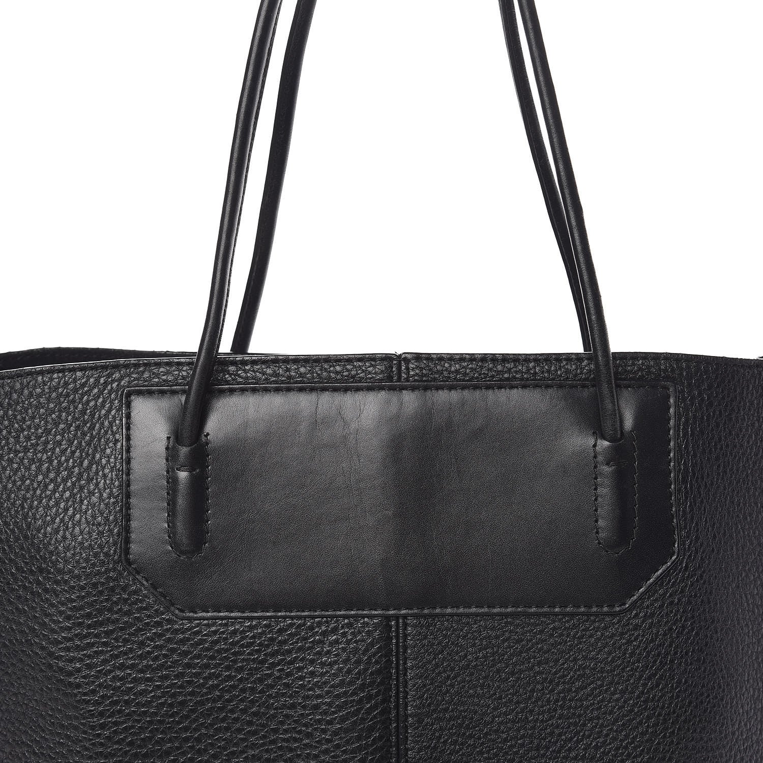 Alexander Wang Pebbled Calfskin Large Prisma Skeletal Tote Black Rose Gold Hardware 22 of 25