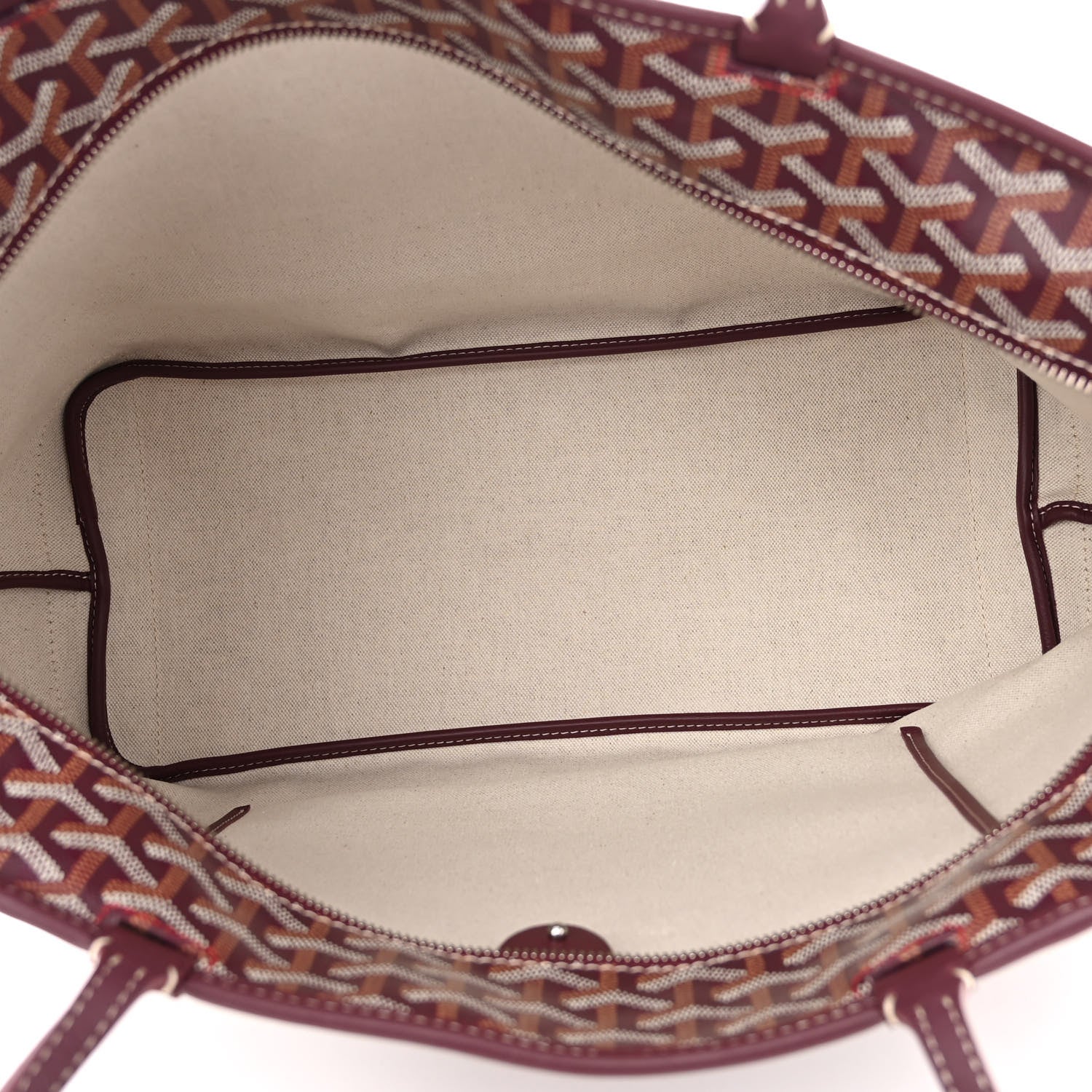 Goyard Goyardine Artois MM Burgundy 5 of 9