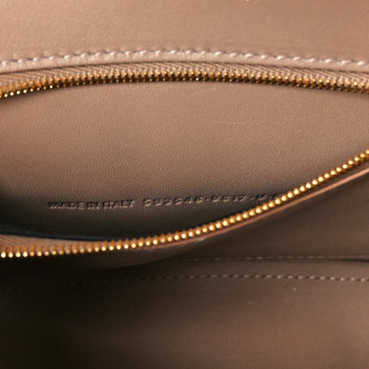 Balenciaga Shiny Box Calfskin Small Hourglass Top Handle Bag Sand 7 of 12