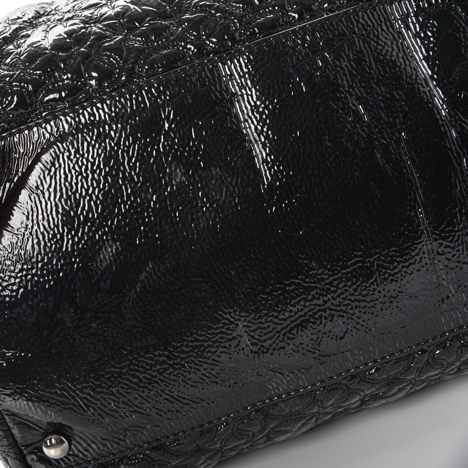 Chanel Vinyl Rock in Moscow Tote Black 13 of 13