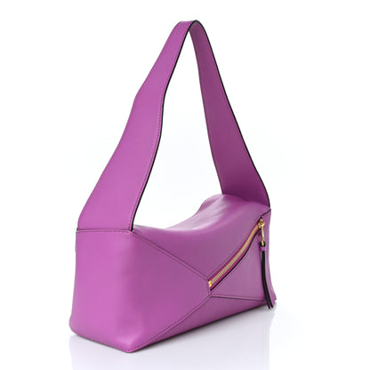 Loewe Calfskin Puzzle Hobo Bright Purple 3 of 8