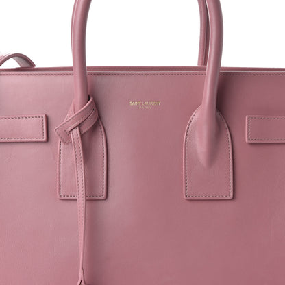 Saint Laurent Calfskin Small Sac De Jour Dark Rose 9 of 9