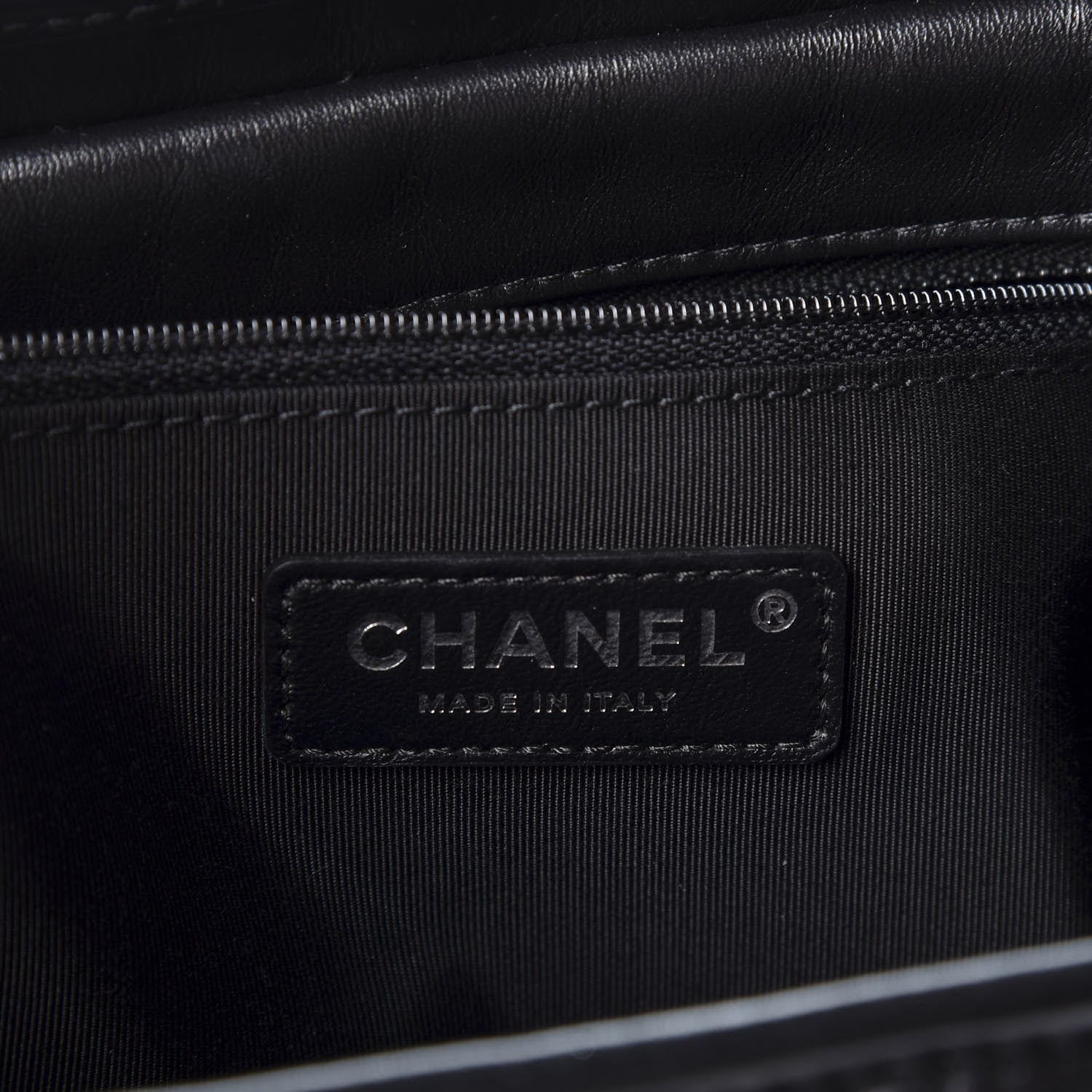 Chanel Aged Calfskin Chevron Quilted Medium Gabrielle Hobo Black 7 of 9