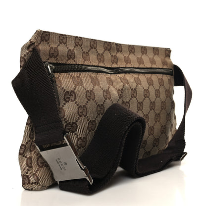 Gucci Monogram Web Belt Bag Dark Brown 3 of 11