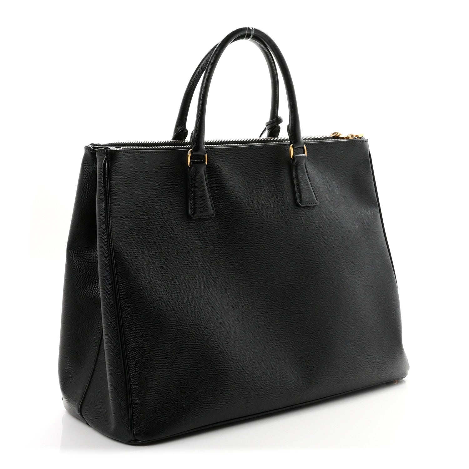 Prada Saffiano Lux Extra Large Galleria Double Zip Tote Black 3 of 11
