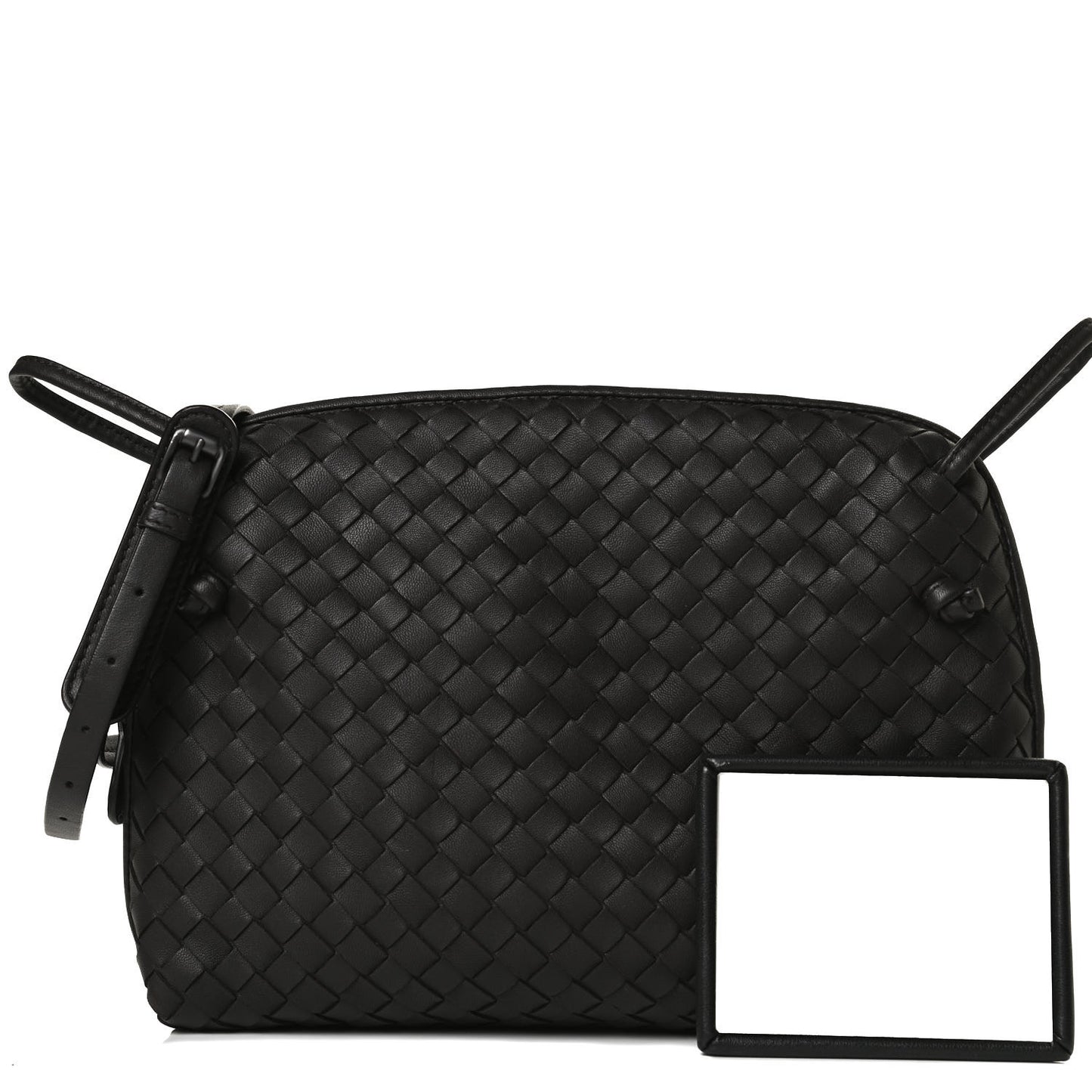 Nappa Intrecciato Nodini Bag Ebano