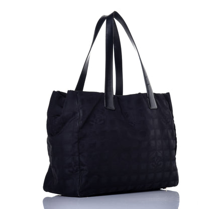 Chanel Nylon Medium Travel Tote Black 3 of 9