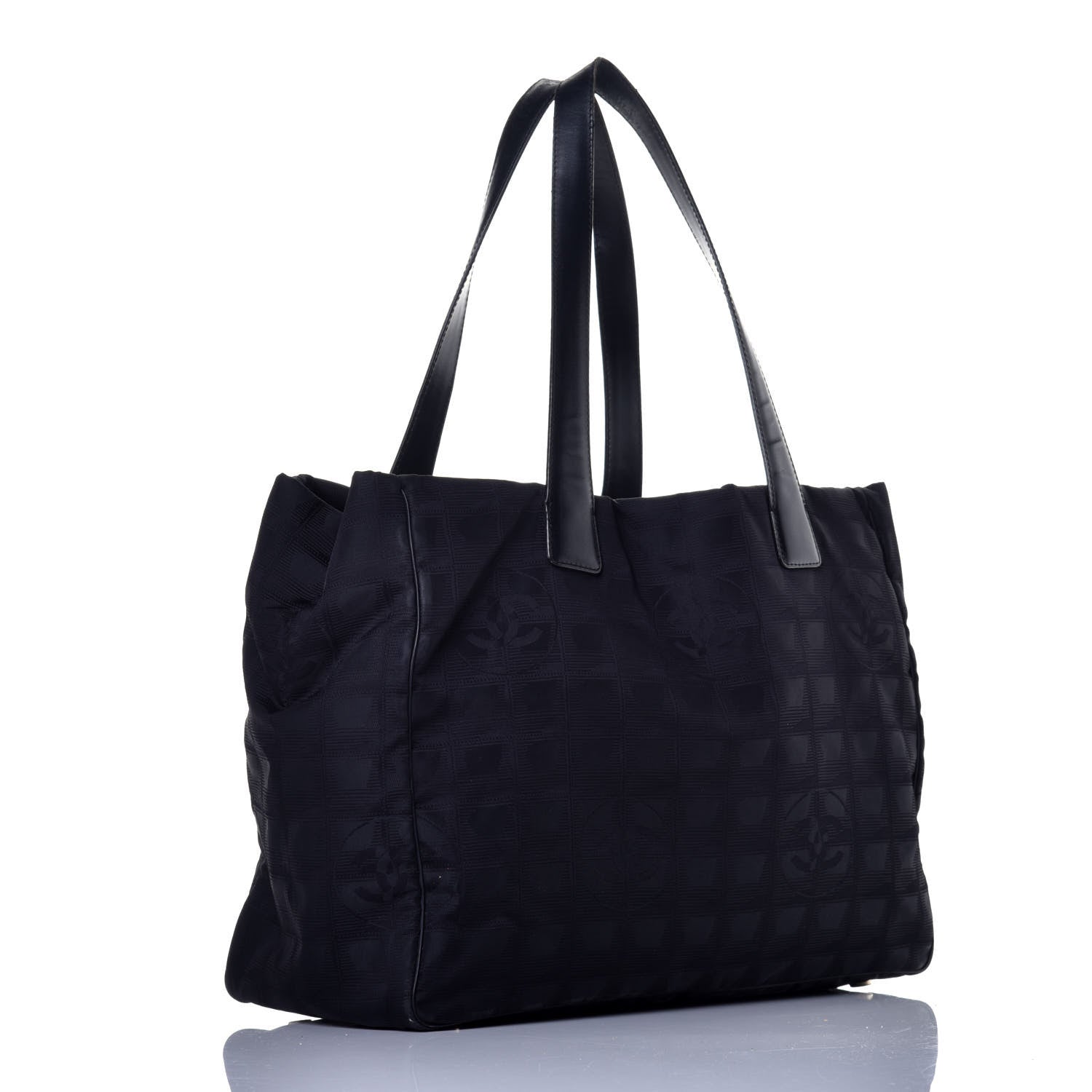 Chanel Nylon Medium Travel Tote Black 3 of 9