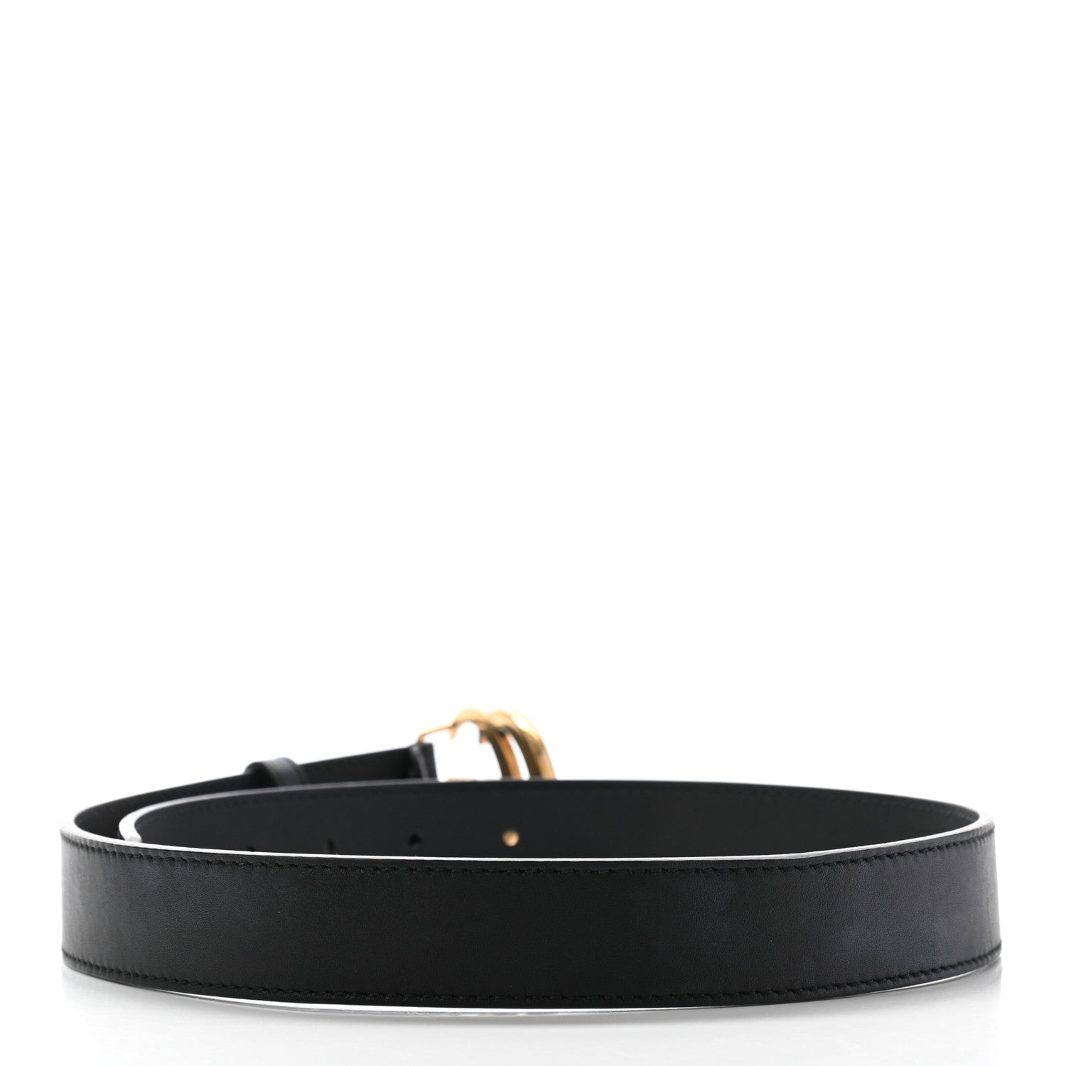 Gucci Calfskin Double G 30mm Belt 75 30 Black 2 of 7