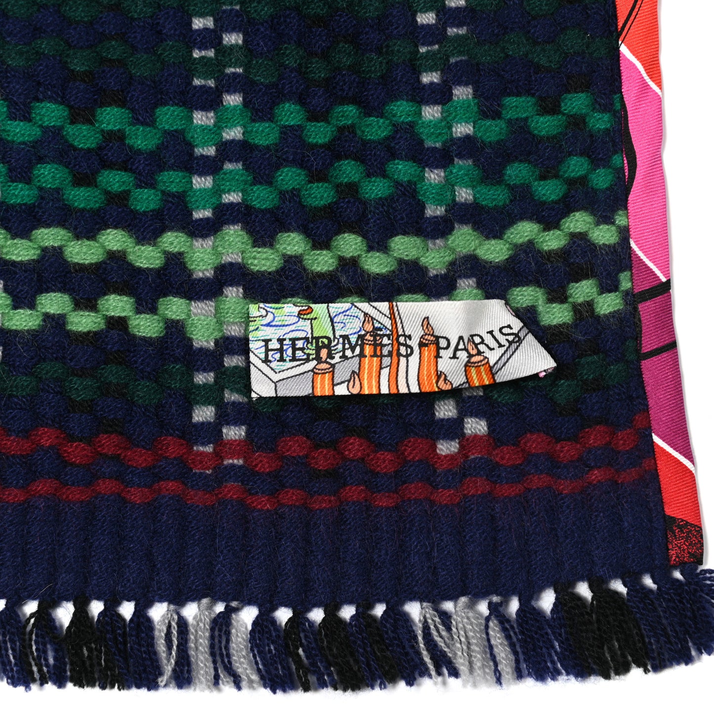 Cashmere Madras Pixel Stole