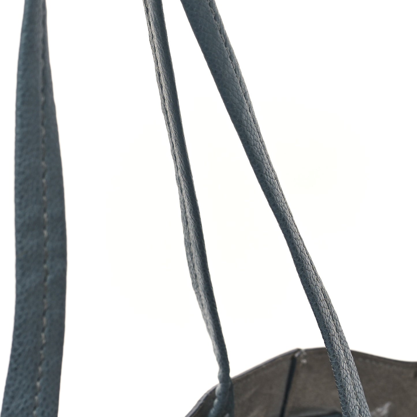 Soft Grained Calfskin Small Belt Cabas Phantom Storm