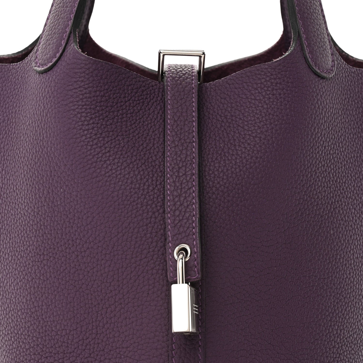 Hermes Taurillon Maurice Picotin Lock 18 PM Cassis 8 of 14