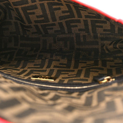 Fendi Fabric Jacquard FF 1974 Baguette Tobacco Moro Fuxia Fluo 5 of 8