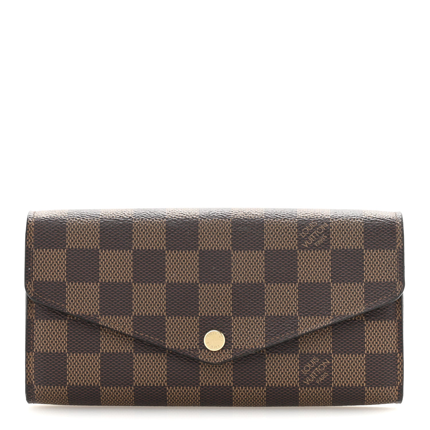 Louis Vuitton Damier Ebene Sarah Wallet NM 1 of 10