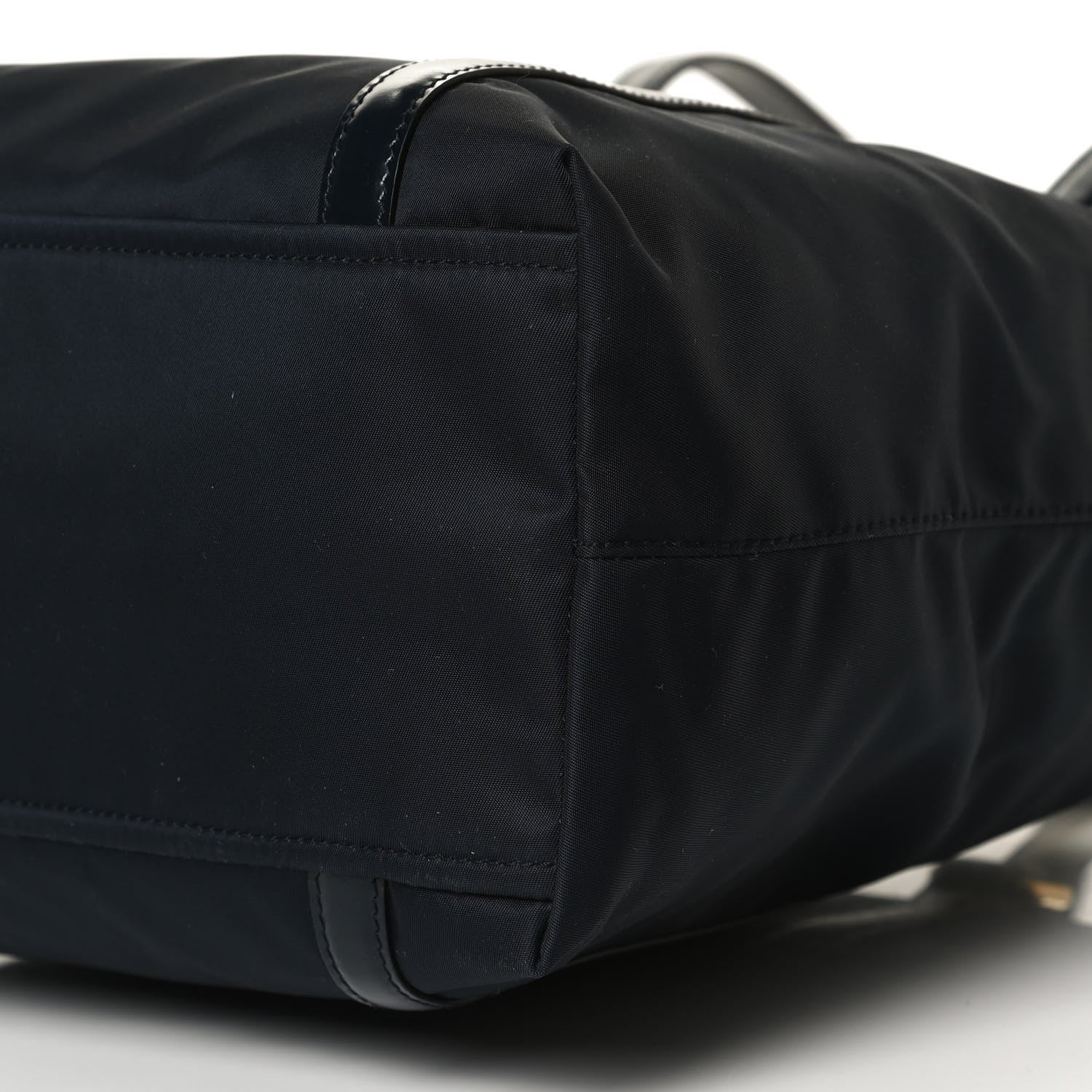 Prada Tessuto Nylon Spazzolato Tote Bleu 10 of 10