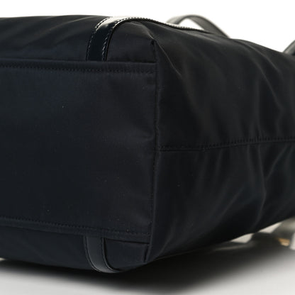 Prada Tessuto Nylon Spazzolato Tote Bleu 10 of 10