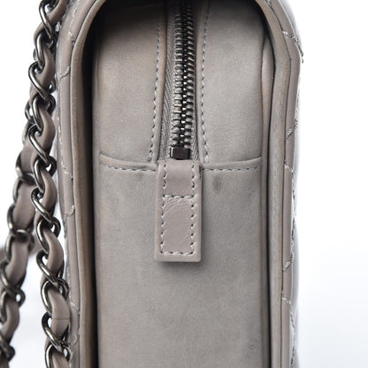 Chanel Glazed Calfskin Quilted Medium Day Trip Flap Black 13 of 16