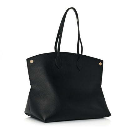 Burberry Calfskin Large Society Tote Black 3 of 12