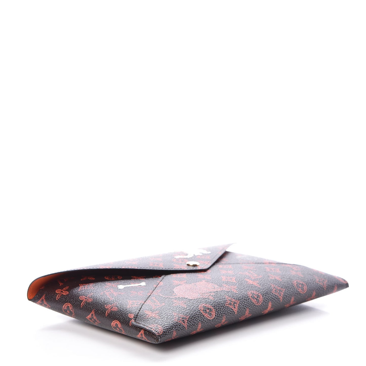 Catogram Large Kirigami Pochette Marron